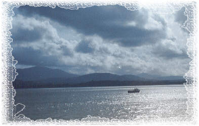 a part of the Snowdonia coastline, viewed from Beaumaris on the Island of Anglesey (Ynys Môn)